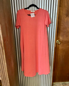 Deep Coral Dress