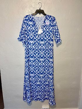 Blue and White Dress