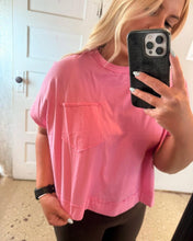 Load image into Gallery viewer, Peony Pocket Tee