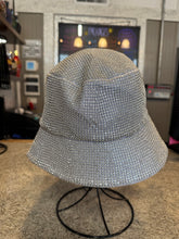 Load image into Gallery viewer, Silver Swarovski C.C Bucket Hat