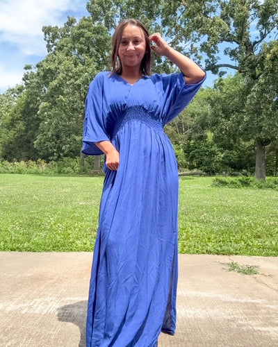 Blue Tie Dress