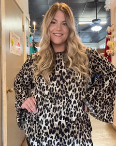 Leopard Bell Top
