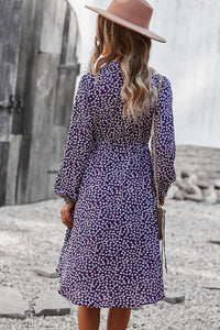 V-neck Button Down Dress